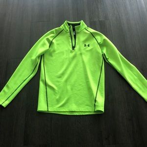 Men’s UA Cold Gear Neon 1/4 Zip Pullover